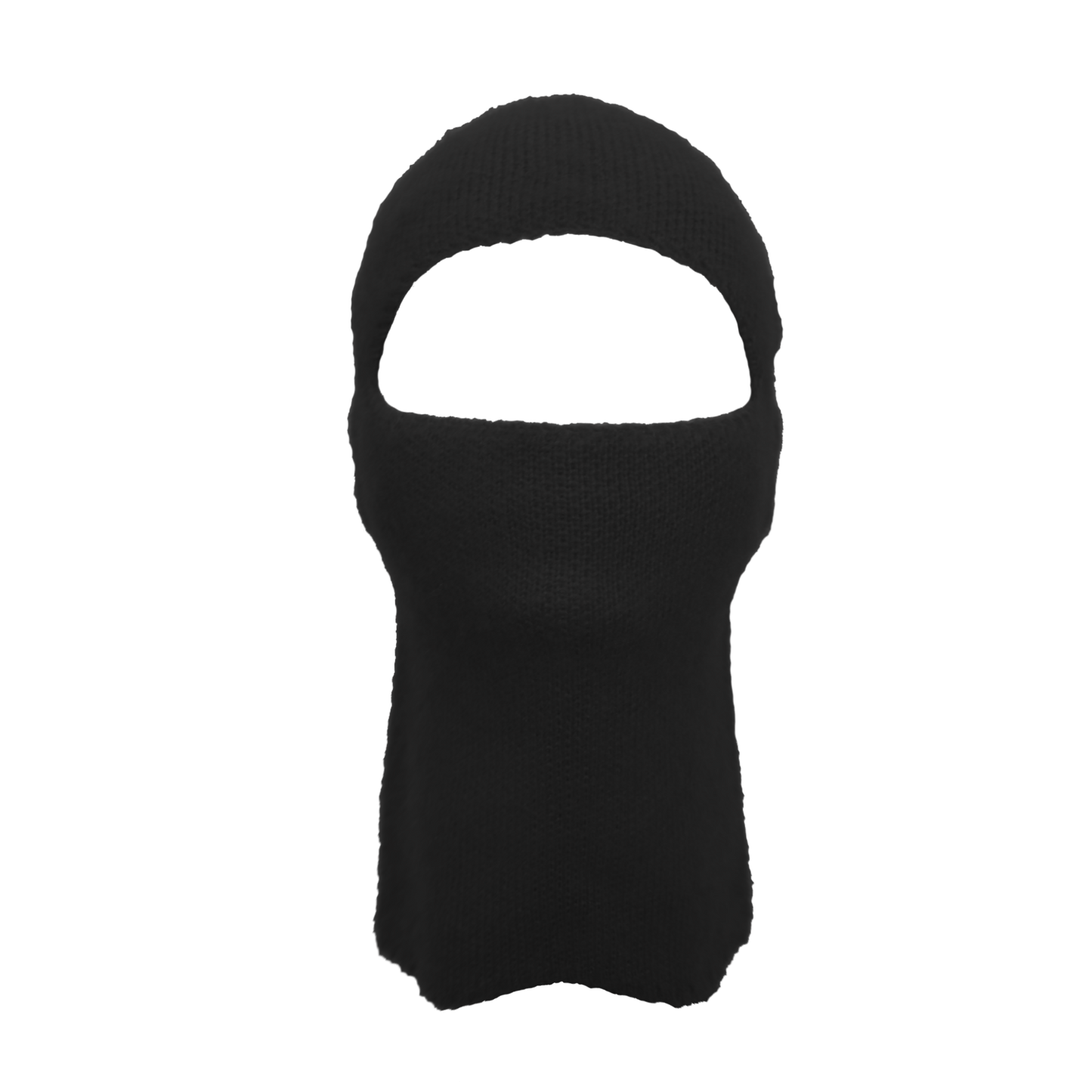 MOHAIR KNIT BALAKLAVA - BLACK